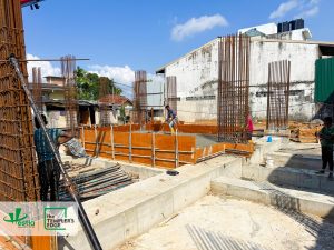 Construction progress at The Templer’s Edge – sump cover slab completed, marking the next step in development.