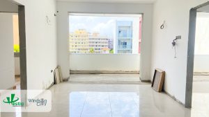 Windsor Avenue apartment progress – tile laying works underway, nearing handover stage.