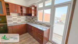 Windsor Avenue apartment project nearing completion with final finishing works in progress, preparing for handover.